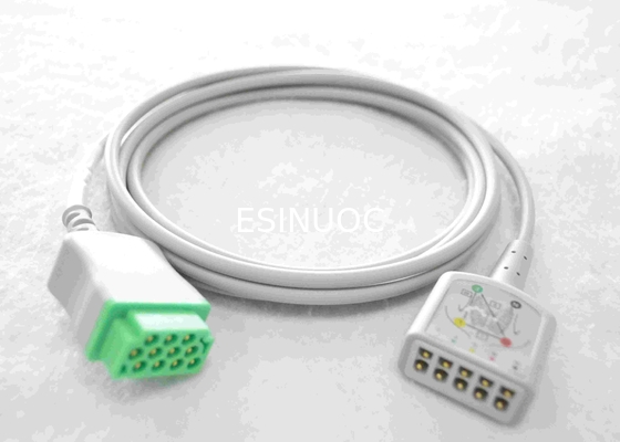 Cable de tronco de GE Multi-Link compatible,3/5-Ld,AHA/IEC,2.5M